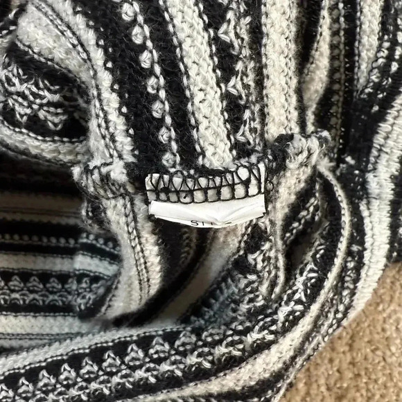 Lucky‎ Brand Henley Long Sleeve Top Womens XL Striped Thermal Textured Knit - Picture 5 of 8